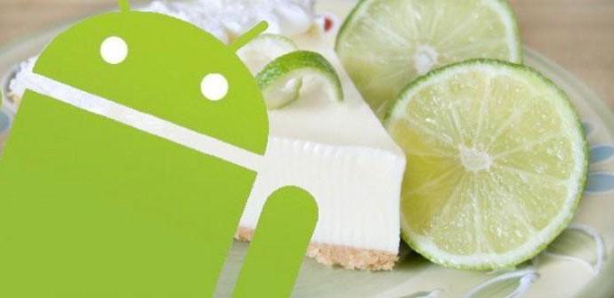 Android 5.0 Key Lime Pie podría llegar en otoño.