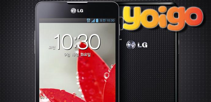LG Optimus G en el catálogo de Yoigo