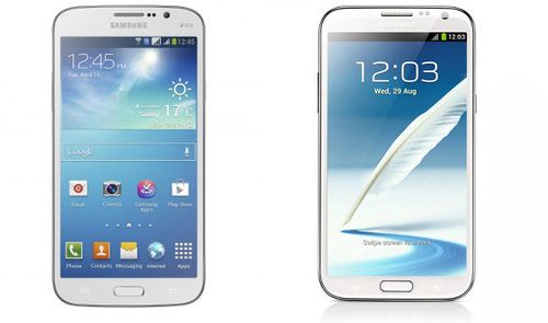 Comparativa de Galaxy Mega vs Galaxy Note 2