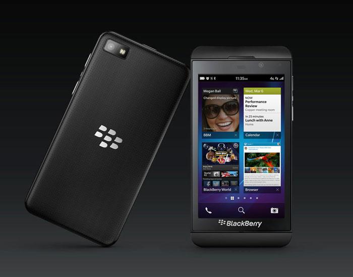 El actual buque insignia BlackBerry Z10