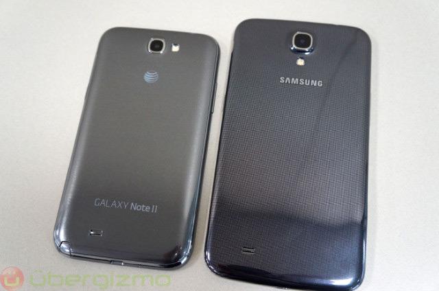 Samsung Galaxy Mega 6.3 con Samsung Galaxy Note 2
