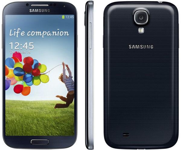 Samsung Galaxy S4 con carcasa negra