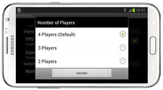 Selección de jugadores en TRON Game
