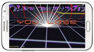 Derrota en TRON Game