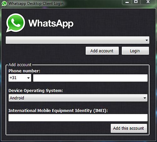 Programa WhatsApp Desktop Client