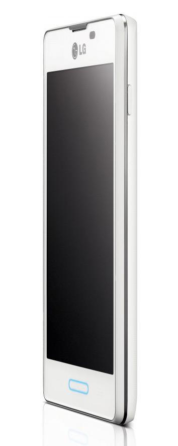 LG Optimus L5 II blanco vista lateral