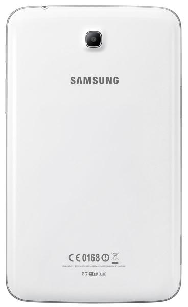 Samsung Galaxy Tab 3 blanco vista trasera