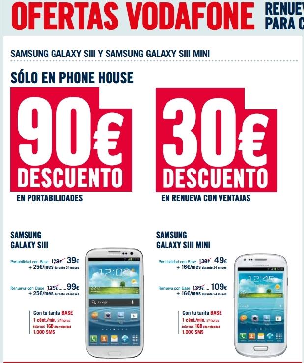 Samsung Galaxy S3 y S3 Mini con The Phone House