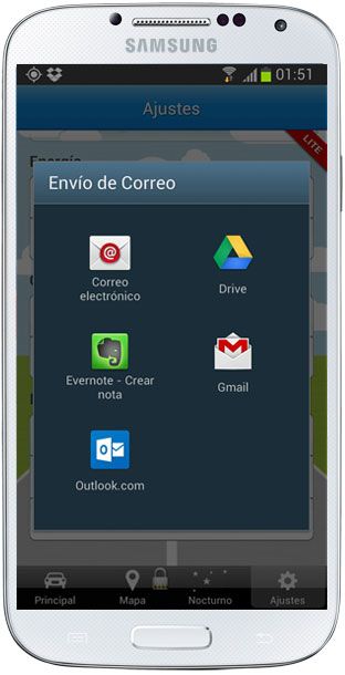 Compartir localización en Avisador Radares S