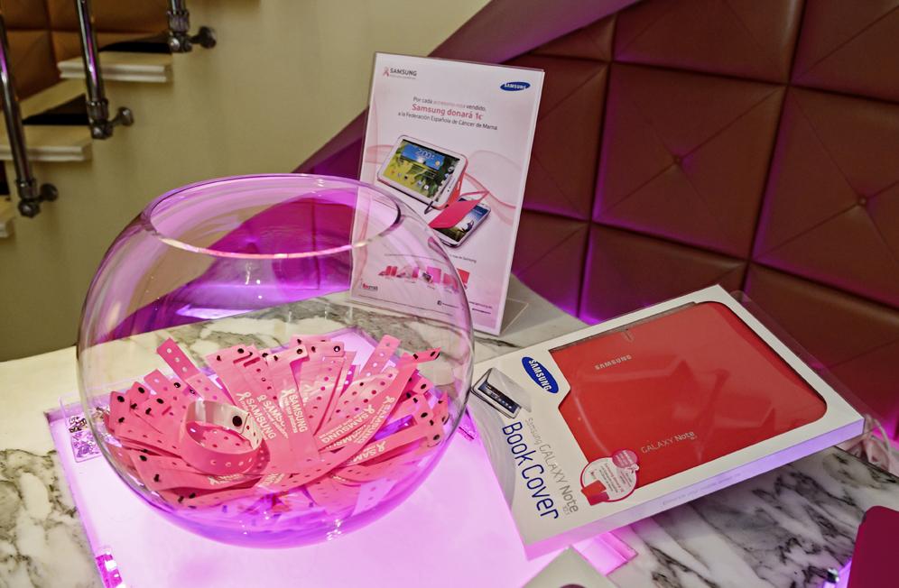 Accesorios rosa Samsung