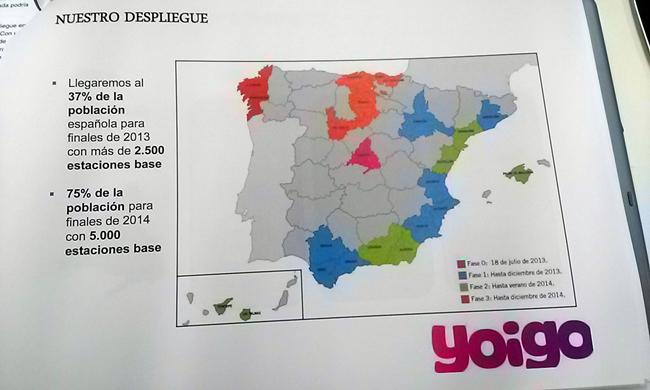 Yoigo 4G mapa