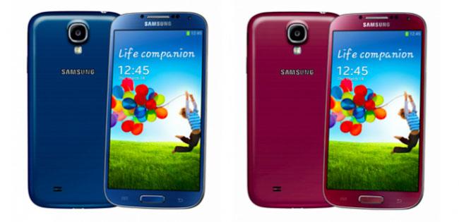 Samsung lanzará el Galaxy S4 en cuatro colores nuevos.