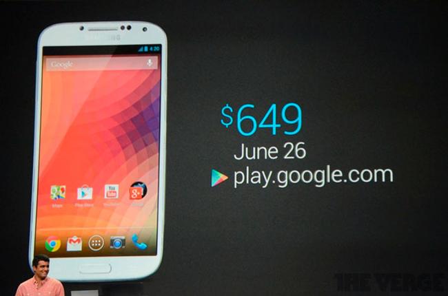 El Samsung Galaxy S4 Google Edition estará disponible en la Google Play Store.