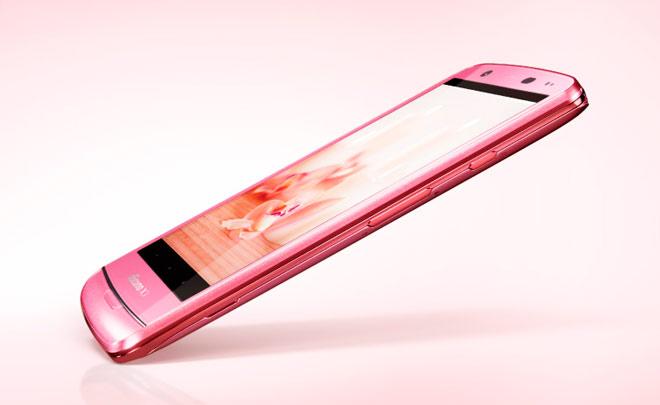 Smartphone Nec rosa