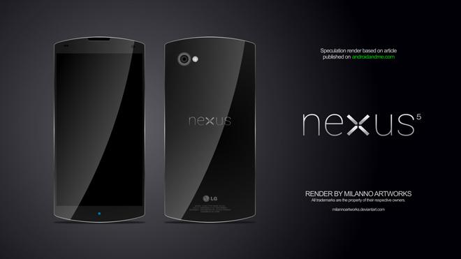 Posible diseño del Nexus 5