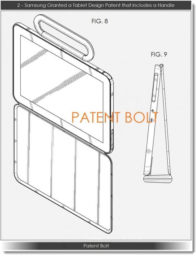 Opciones de la patente de pantalla flexible de Samsung