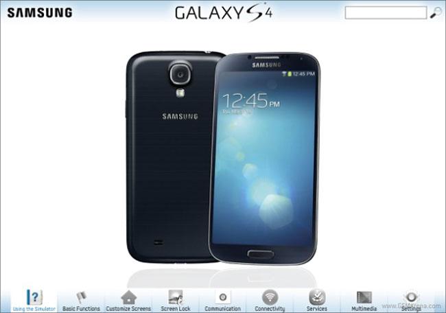 Samsung ha presentado un simulador online del Samsung Galaxy S4 para probarlo.
