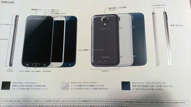 Samsung Galaxy S4 en color azul ártico