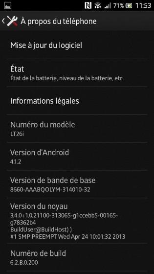 Sony Xperia S recibe actualización oficlal a Android 4.1.2 Jelly Bean.