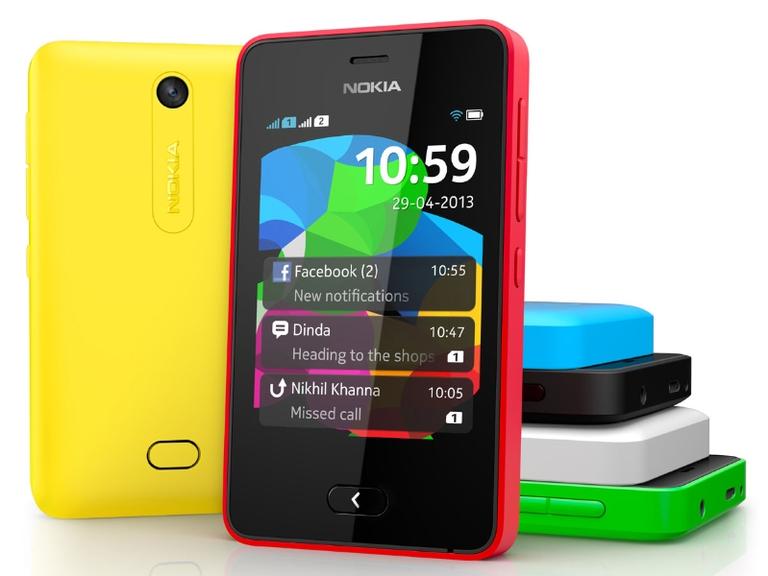 Nokia Asha 501 en varios colores