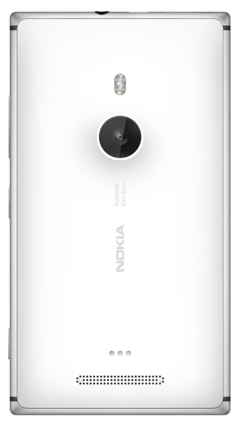 Nokia Lumia 925 trasera en color blanco