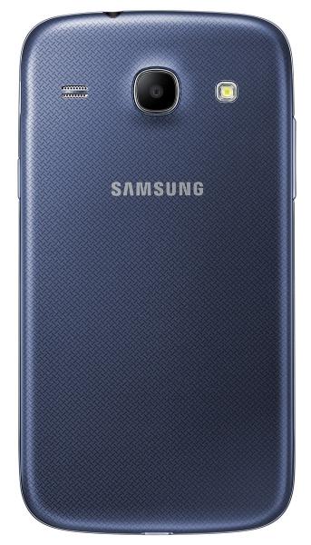 Samsung Galaxy Core blanco vista trasera