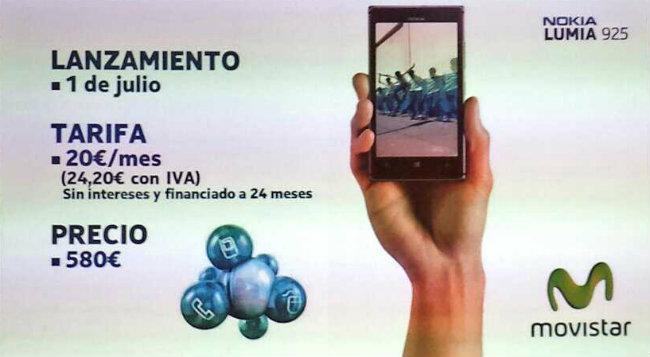 Nokia Lumia 925 con Movistar