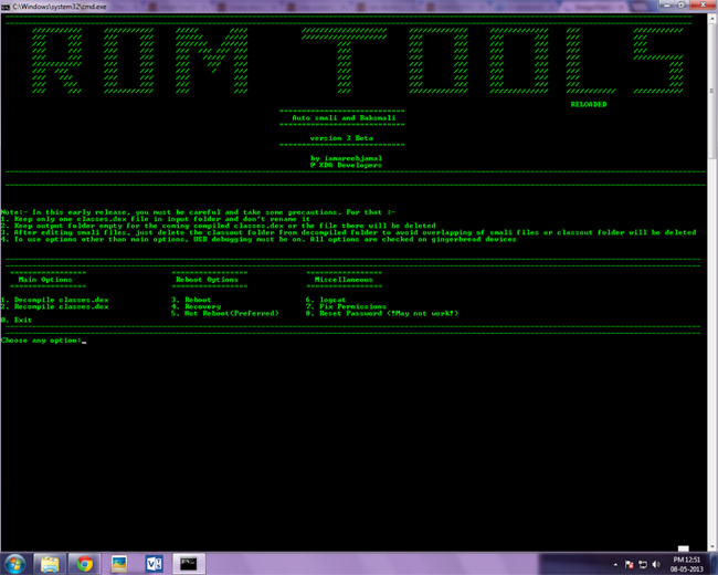 Pantalla de Kernel