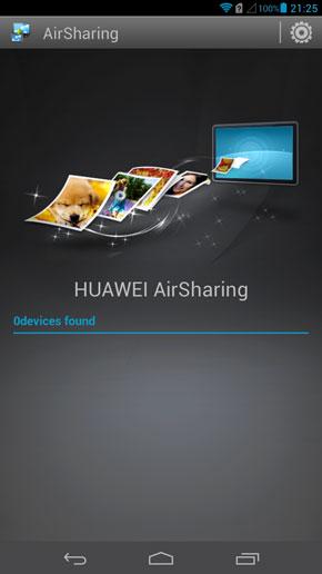 Aplicación Air Sharing en Huawei Ascend Mate