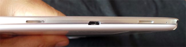 Altavoces en el tablet Samsung Galaxy Note 8.0