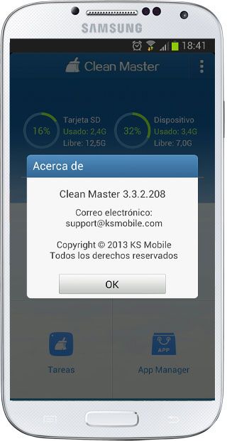 Información de Clean Master