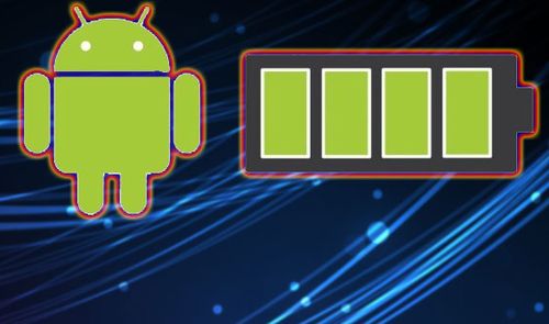Batería con logotipo de Android