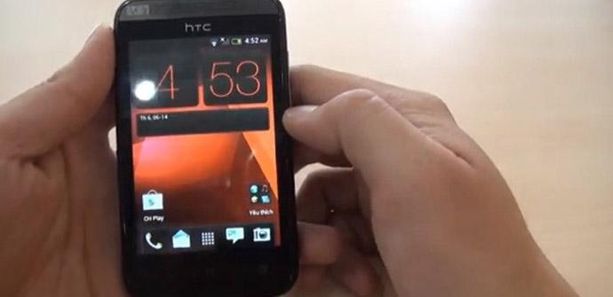 HTC Desire 200 filtrado en fotografías.