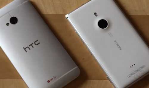 HTC One y Nokia Lumia 925 comparados en un vídeo.