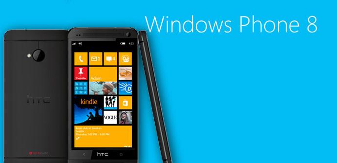 HTC One con el sistema operativo Windows Phone 8