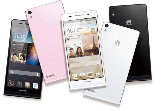 Huawei Ascend P6 en varios colores