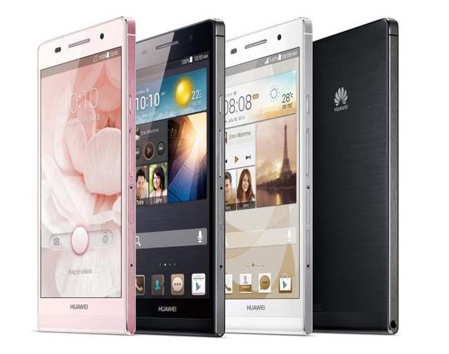 Huawei Ascend P6 en varios colores