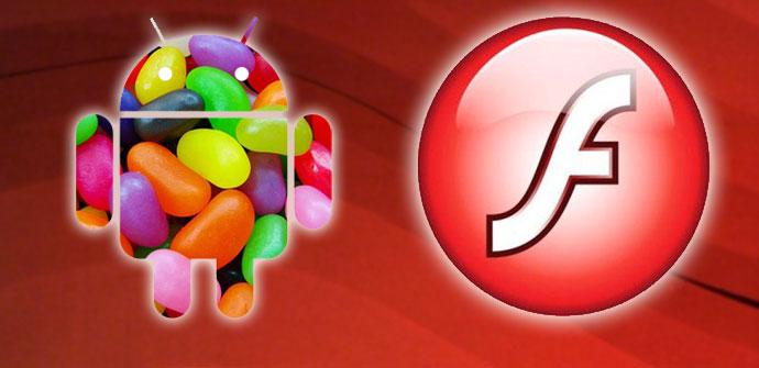 Jelly Bean con Flash Player