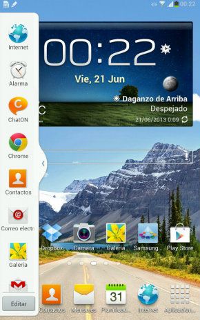 Multiview del Samsung Galaxy Note 8.0