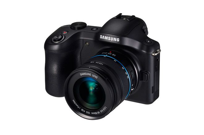 Vista frontal del Samsung Galaxy NX