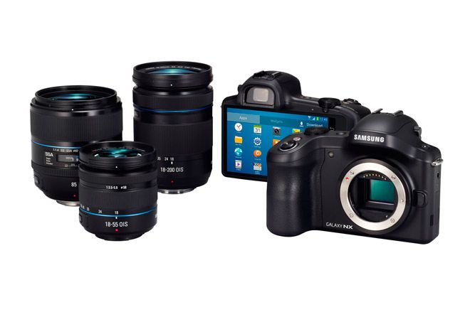 Objetivos para el Samsung Galaxy NX