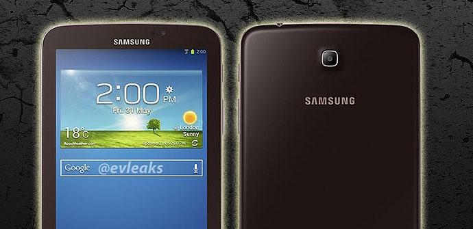 Galaxy Tab 3 7.0 de Samsung en color marrón