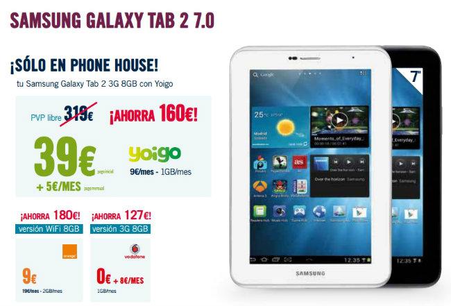Samsung Galaxy Tab 2 7.0 en The Phone House
