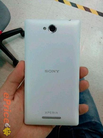 Carcasa blanca trasera del Sony Xperia Z Ultra