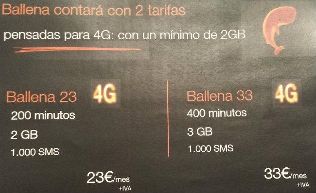 Orange presenta sus nuevas tarifas para 4G.