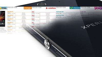 Tabla de precios del Sony Xperia Z
