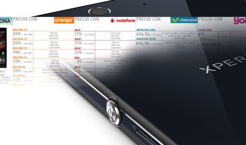 Tabla de precios del Sony Xperia Z