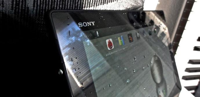 Sony Xperia Tablet Z mojado