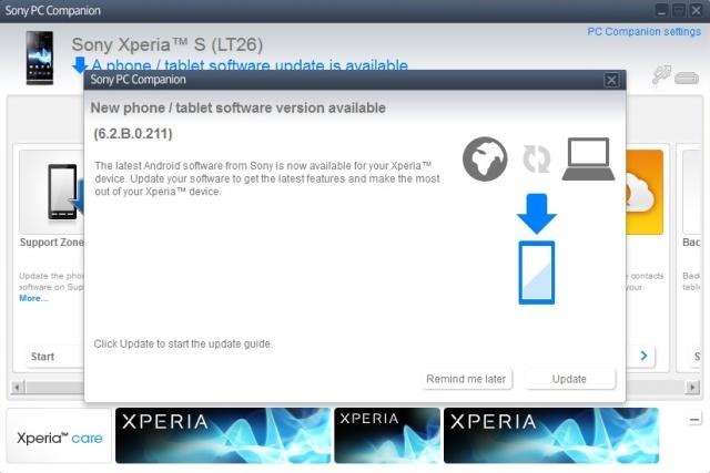 El Sony Xperia S recibe nueva actualización Jelly Bean para solucionar errores.