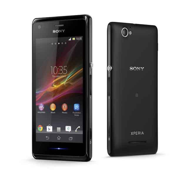 Sony Xperia M en color negro